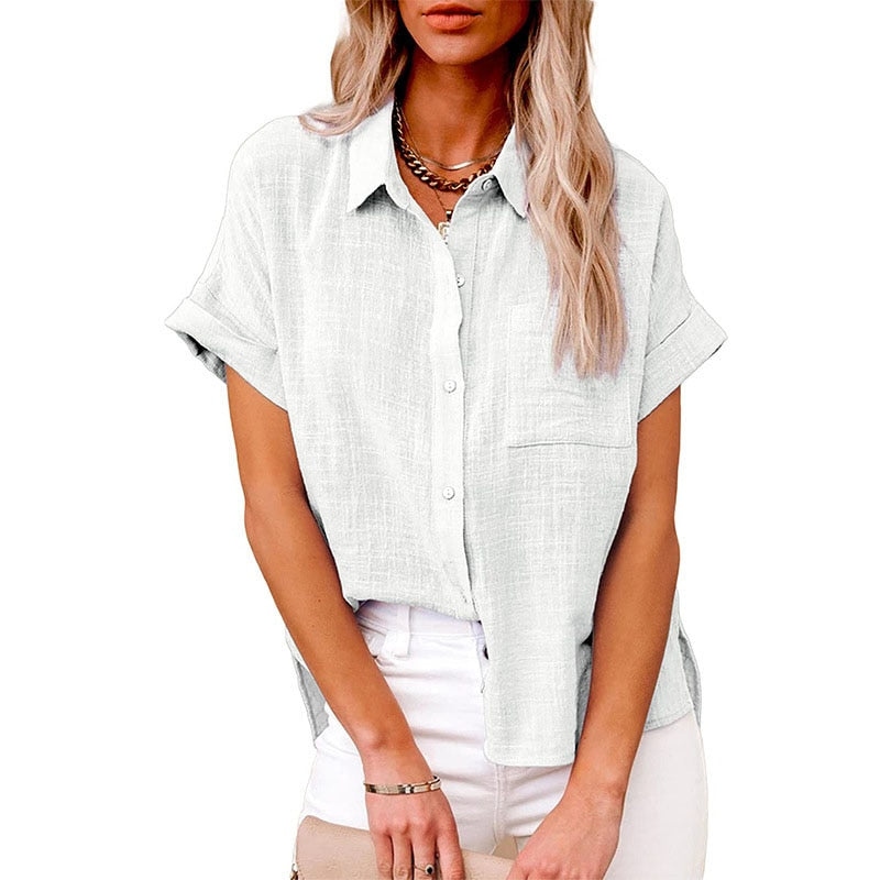 Camisa Feminina Casual Verão