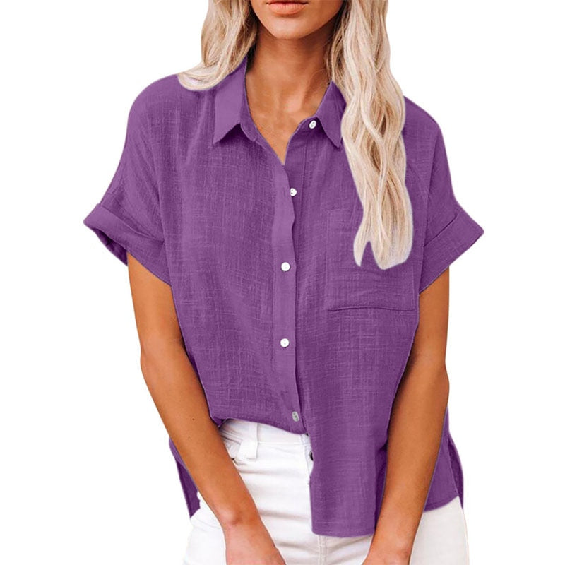 Camisa Feminina Casual Verão