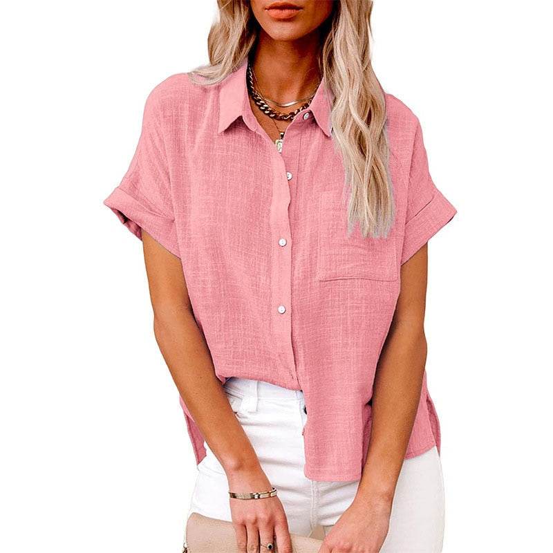 Camisa Feminina Casual Verão