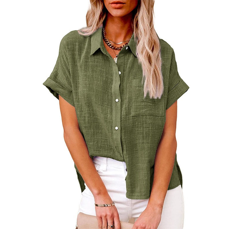 Camisa Feminina Casual Verão